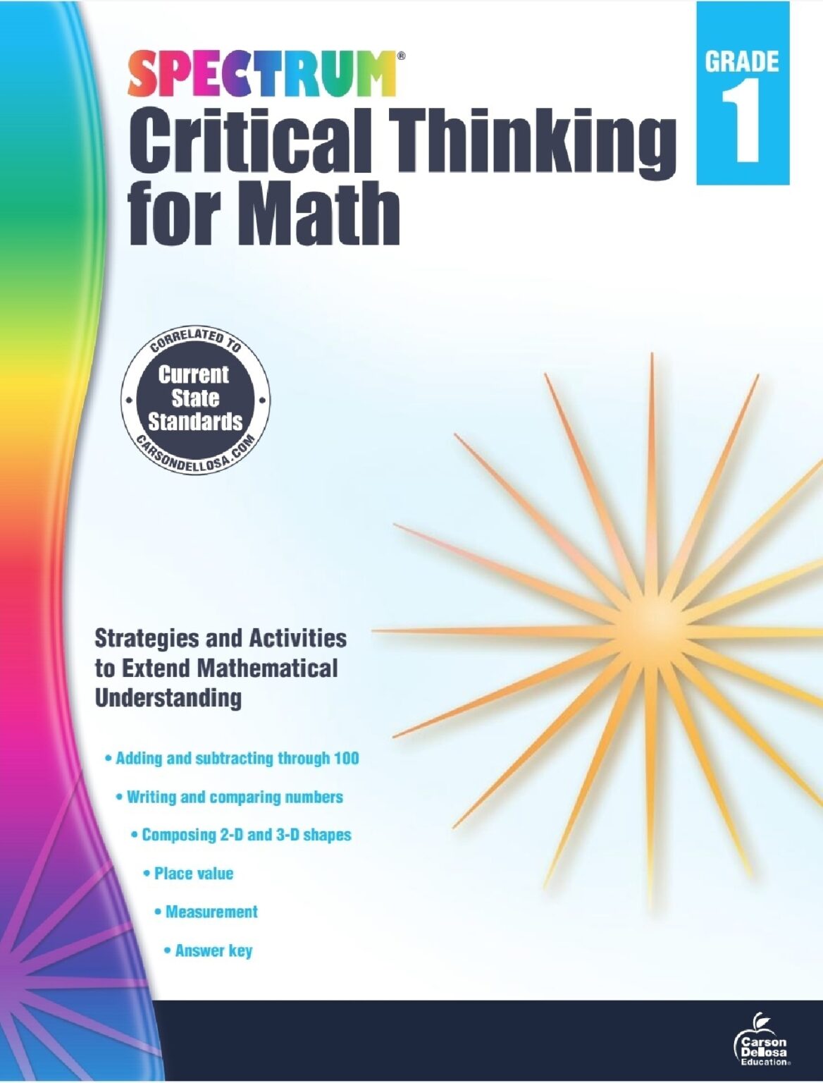 [Sách] Spectrum Grade 1 – CRITICAL THINKING FOR MATH (có kèm đáp án ...