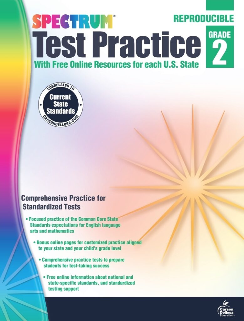 [Sách] Spectrum Grade 2 – TEST PRACTICE (có kèm đáp án) – Sách giấy gáy ...