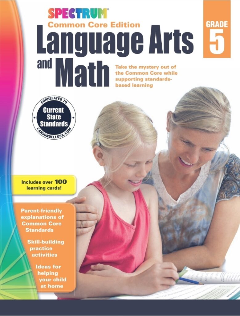 [Sách] Spectrum Grade 5 – LANGUAGE ARTS & MATH (có kèm đáp án) – Sách ...