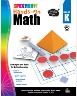 [Sách] Spectrum Hands-On Math: Grade K - Sách giấy gáy xoắn