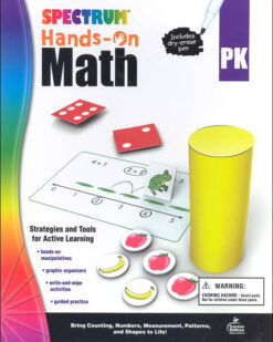 [Sách] Spectrum Hands-On Math: Grade Pre K - Sách giấy gáy xoắn