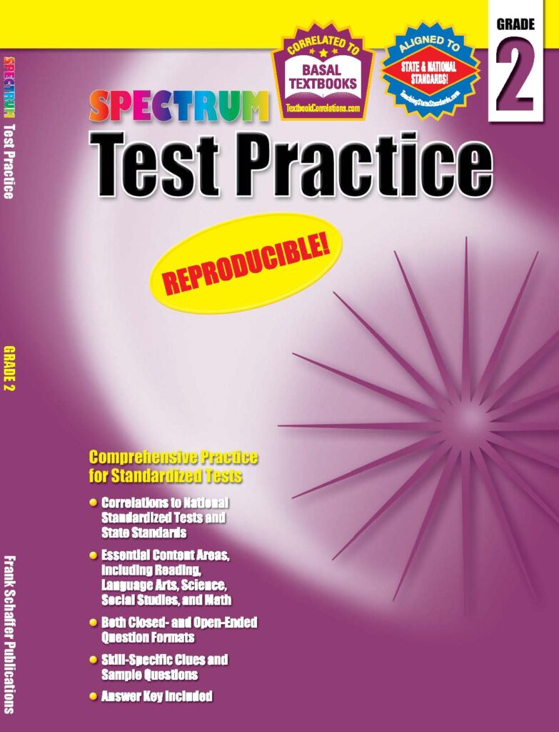 [Sách] Spectrum Test Practice Grade 2 (có kèm đáp án) – Sách giấy gáy ...