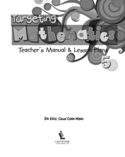 [Sách] Targeting Mathematics level 5 - Teachers Manual and Lesson Plans – Sách giấy gáy xoắn