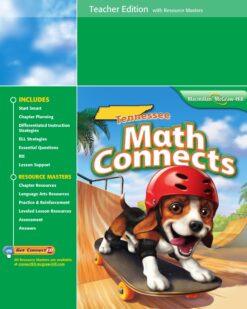 [Sách] Tennessee Math Connects Grade 4 Teacher Edition (1155 trang) - Sách giấy gáy xoắn
