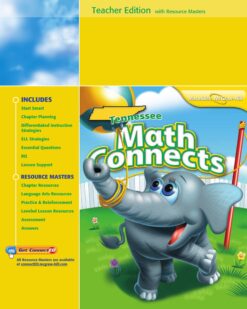 [Sách] Tennessee Math Connects Grade K Teacher Edition (1031 trang) - Sách giấy gáy xoắn
