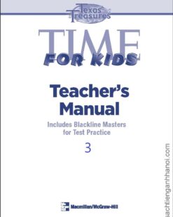[Sách] Time for Kids Teacher Manual Grade 3 – Sách giấy gáy xoắn