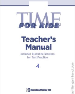 [Sách] Time for Kids Teacher Manual Grade 4 – Sách giấy gáy xoắn