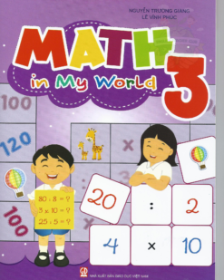 [Sách] Toán tiếng anh Math in My World 3 - Sách giấy gáy xoắn