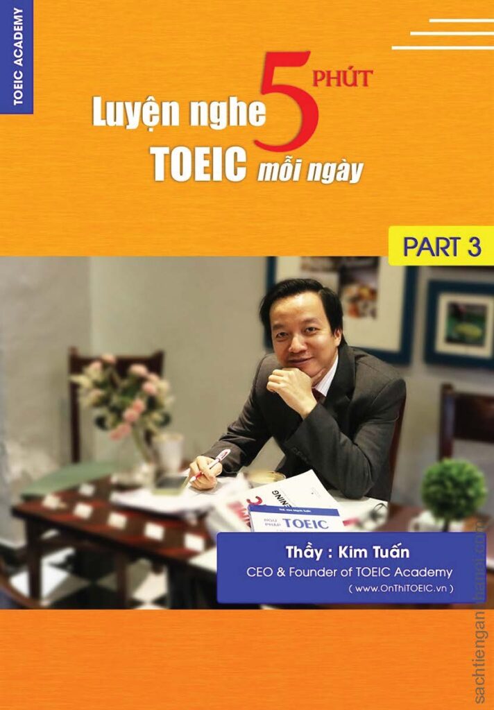 [Sách] TOEIC Academy: 5 Phút Luyện Nghe TOEIC Mỗi Ngày Part 3 – Sách ...