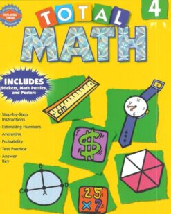 [Sách] Total Math Grade 4 - Sách giấy gáy xoắn