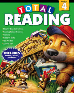 [Sách] Total Reading by American Education Publishing, Grade 4 - Sách giấy gáy xoắn