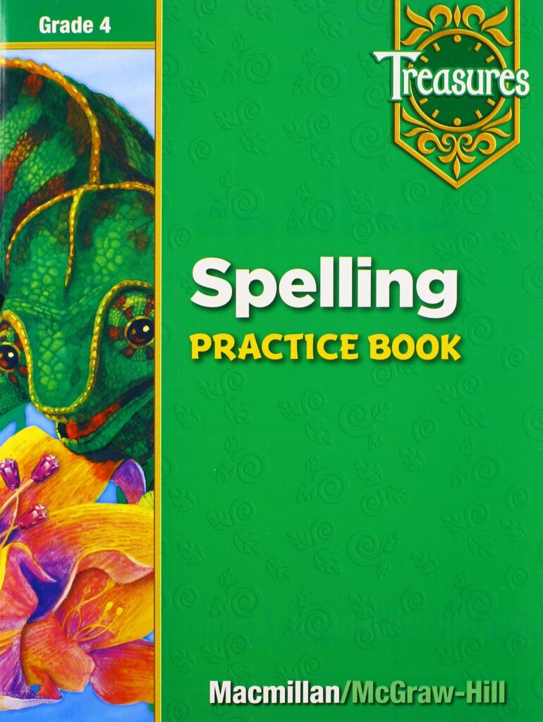 [Sách] Treasures Spelling Practice Book, Grade 4 – Sách giấy gáy xoắn ...