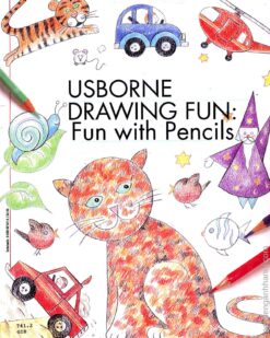 [Sách] Usborne Drawing Fun: Fun with Pencils - Sách giấy gáy xoắn