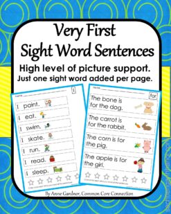 [Sách] Very First Sight Word Sentences – Sách giấy gáy xoắn