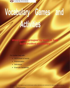 [Sách] Vocabulary Games and Activities – Sách giấy gáy xoắn