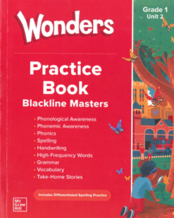 [Sách] Wonders (2023) Grade 1 Practice Book Unit 2 - Sách giấy gáy xoắn