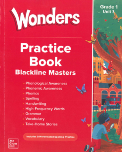 [Sách] Wonders (2023) Grade 1 Practice Book Unit 3 - Sách giấy gáy xoắn