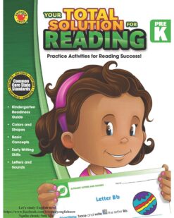 [Sách] Your Total Solution for Reading Workbook Grade Pre-K – Sách giấy gáy xoắn