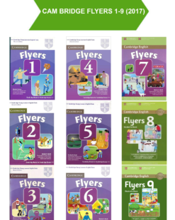[COMBO] Trọn bộ Cambridge Flyers 1-9 đóng gộp lại thành một cuốn dày (PHIÊN BẢN CŨ) - Sách giấy gáy xoắn