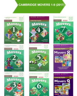 [COMBO] Trọn bộ Cambridge Movers 1-9 đóng gộp lại thành một cuốn dày (PHIÊN BẢN CŨ) – Sách giấy gáy xoắn
