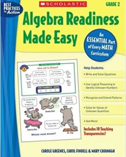 [Sách] Algebra Readiness Made Easy Grade 2 An Essential Part of Every Math Curriculum - Sách giấy gáy xoắn