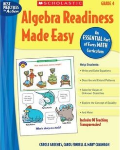 [Sách] Algebra Readiness Made Easy Grade 4 An Essential Part of Every Math Curriculum - Sách giấy gáy xoắn