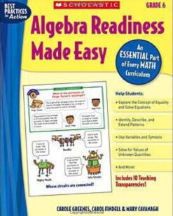 [Sách] Algebra Readiness Made Easy Grade 6 An Essential Part of Every Math Curriculum - Sách giấy gáy xoắn