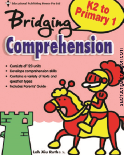 [Sách] Bridging K2 to Primary 1 : Comprehension ( Sách mầm non Singapore ) ( có đáp án cuối sách) - Sách giấy gáy xoắn