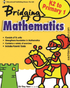 [Sách] Bridging K2 to Primary 1 : Mathematics ( Sách mầm non Singapore) ( có đáp án cuối sách)- Sách giấy gáy xoắn