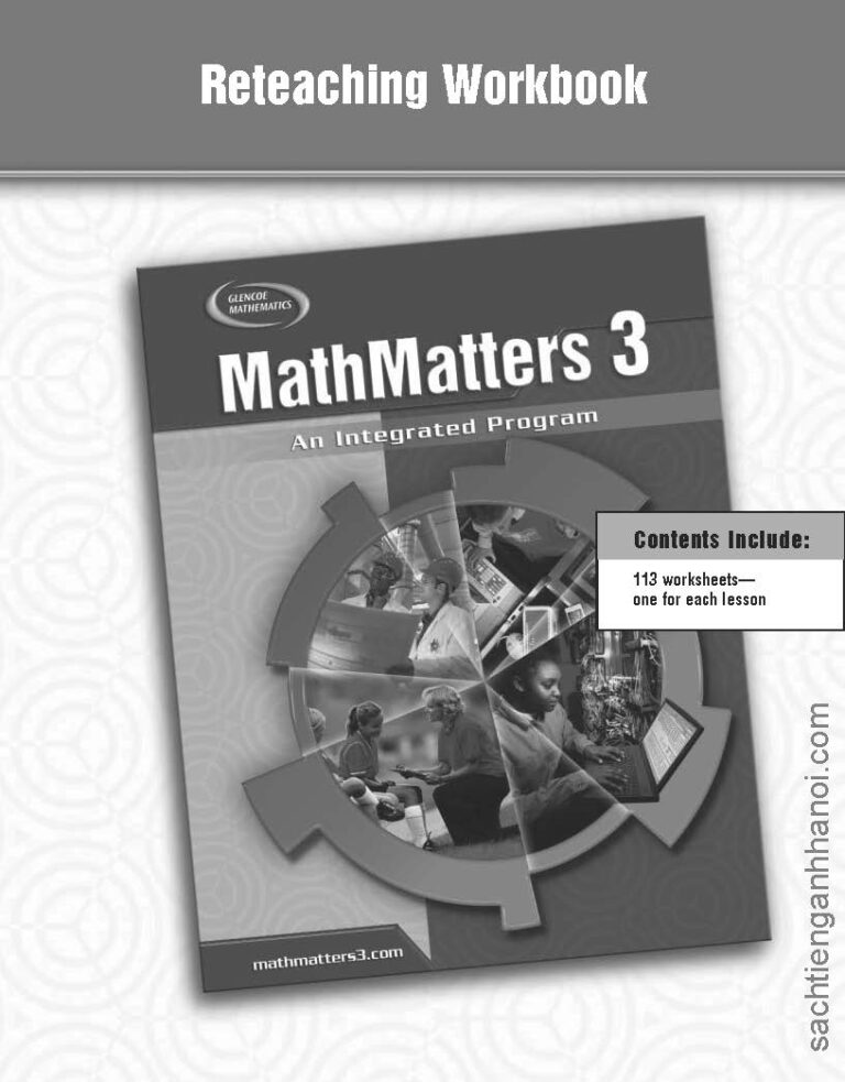 [Sách] McGraw Hill – MathMatters 3 An Integrated Program Reteaching ...