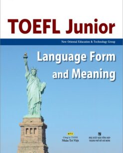 [Sách] TOEFL Junior Language Form and Meaning (sách của New Oriental) - Sách giấy gáy xoắn
