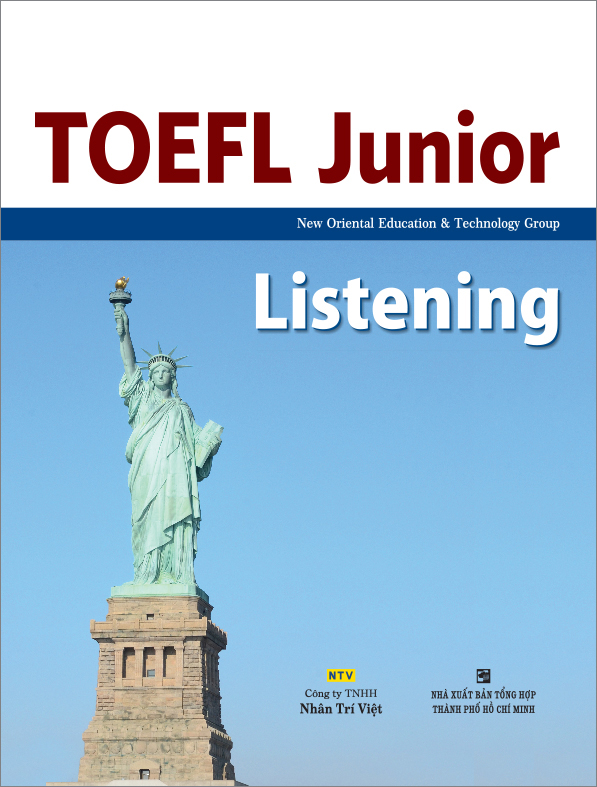 [Sách] TOEFL Junior Listening (sách của New Oriental)- Sách giấy gáy xoắn