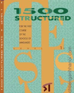 [Sách] 1500 Structured Tests for The First Course of the Schools of Languages Level 1 with Answer Keys – Sách giấy gáy xoắn