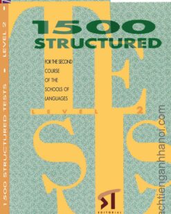 [Sách] 1500 Structured Tests for The Second Course of the Schools of Languages Level 2 with Answer Keys – Sách giấy gáy xoắn