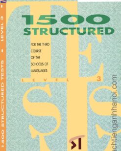 [Sách] 1500 Structured Tests for The Third Course of the Schools of Languages Level 3 with Answer Keys – Sách giấy gáy xoắn