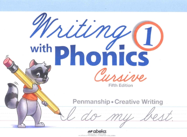 [Sách] Abeka Grade 1 : Writing with Phonics 1 5th Edition Cursive Abeka ...