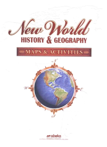 [Sách] Abeka Grade 6 : New World History _ Geography Maps _ Activities ...
