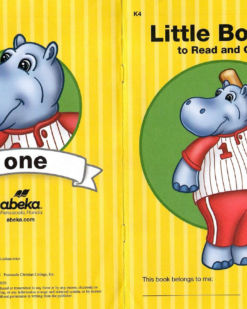 [Sách] Abeka K4 : Little Book 1 to Little Book 12 K4 to Read and Color Abeka Book - Truyện in khổ A5 ghim giữa