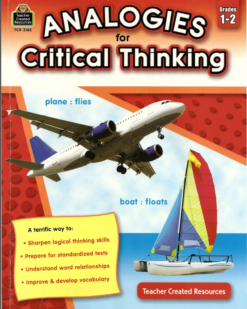 [Sách] Analogies for Critical Thinking Grade 1-2 from Teacher Created Resources (2011) - Sách giấy gáy xoắn
