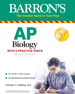 [Sách] Barron’s AP Biology with 2 Practice Tests (2020 & 2021) 7th Edition (Barron’s Test Prep) – Sách giấy gáy xoắn