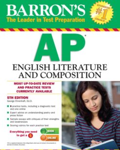 [Sách] Barron’s AP English Literature and Composition with 6 Practice Tests 5th Edition (Barron’s Test Prep) – Sách giấy gáy xoắn