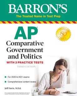 [Sách] Barron's AP Comparative Government and Politics with 3 Practice Tests (2020 & 2021) 3rd Edition (Barron's Test Prep) – Sách giấy gáy xoắn