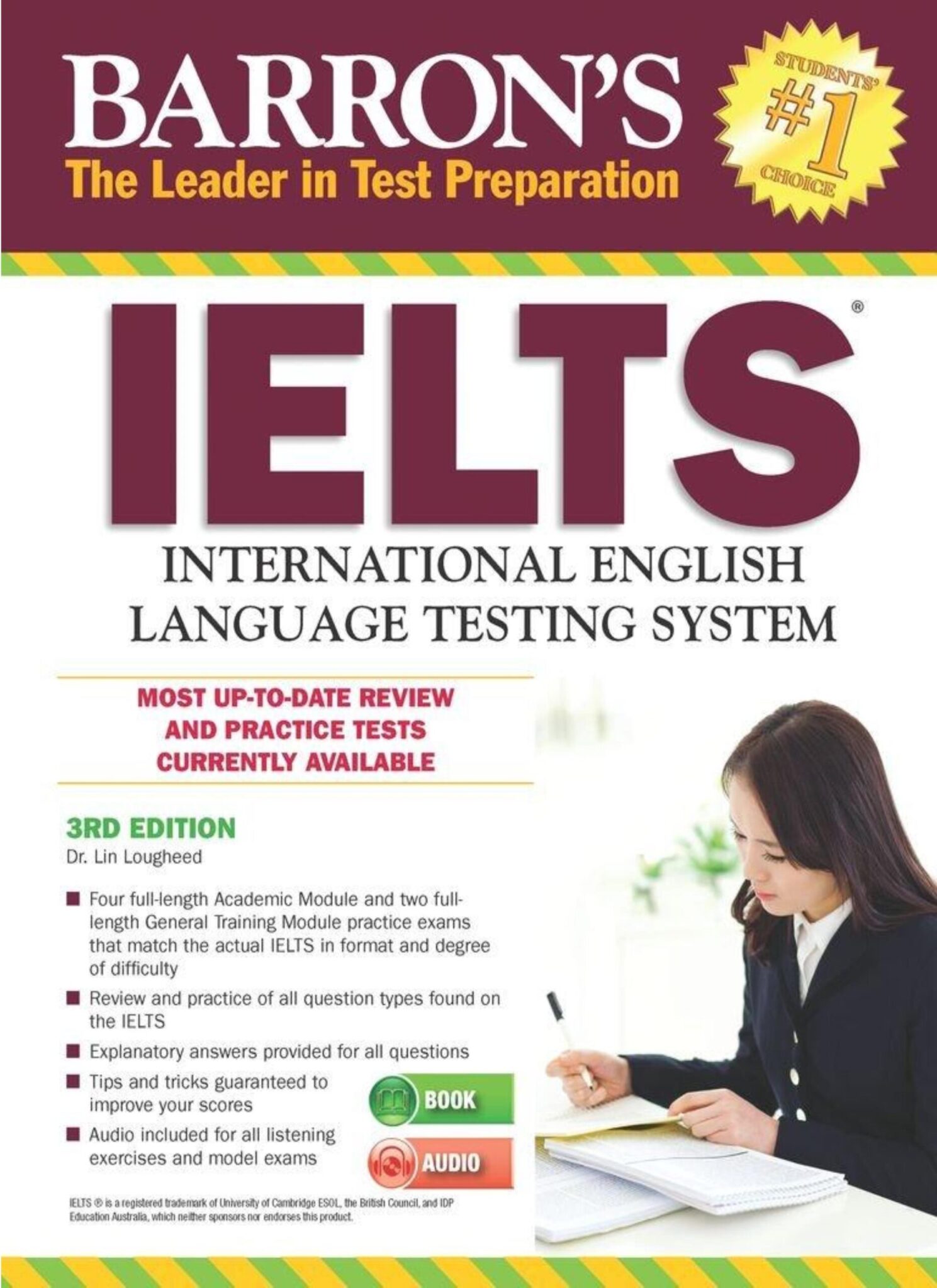[Sách] Barron’s IELTS International English Language Testing System by ...
