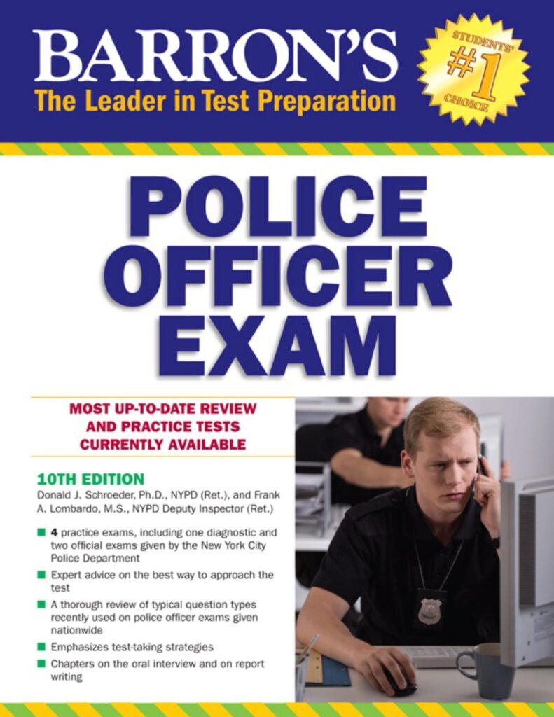 [Sách] Barron’s Police Officer Exam with 4 Practice Tests 10th Edition (Barron’s Test Prep ...