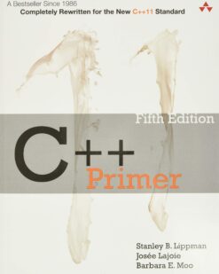 [Sách] C++ Primer (5th Edition) by Stanley Lippman (Author), Josée Lajoie (Author), Barbara Moo (Author) - Sách giấy gáy xoắn
