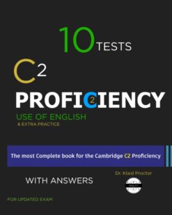 [Sách] C2 Proficiency 10 Practice Tests Use of English Extra Resources and Extra Practice with KEY For Updated Exam (CPE) 2023 - Sách giấy gáy xoắn