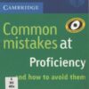[Sách] Cambridge English Common mistakes at Proficiency and how to avoid them – Sách giấy gáy xoắn
