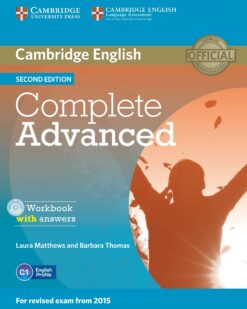 [Sách] Cambridge English Complete Advanced Workbook with Answers (Second Edition) – Sách giấy gáy xoắn
