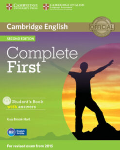 [Sách] Cambridge English Complete First (Second Edition) Student's book with Answers for Revised exam from 2015 - Sách giấy gáy xoắn