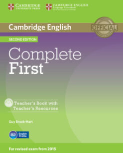 [Sách] Cambridge English Complete First (Second Edition) Teacher's book with Teacher's resources for Revised exam from 2015 - Sách giấy gáy xoắn